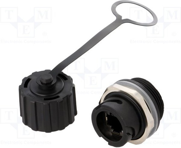 17-10000, Modular Connectors / Ethernet Connectors RJ45 RCPT SHIELDED PLASTIC IP67 17-10000, Modular Connectors / Ethernet Connectors RJ45 RCPT SHIELDED PLASTIC IP67