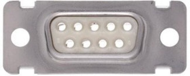DEMAM9SF225, D SUB CONNECTOR, STANDARD, 9 POSITION, RECEPTACLE