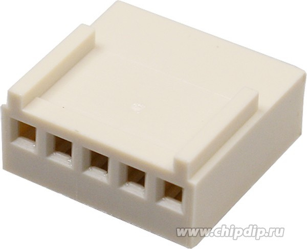 HU-5 (DS1070-5 F), Розетка на кабель c контактами 2.54мм 5pin HU-5 (DS1070-5 F), Розетка на кабель c контактами 2.54мм 5pin