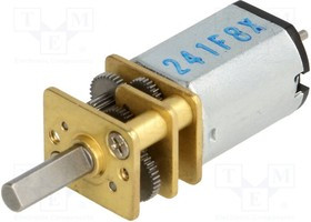 POLOLU-2385, Двигатель: DC, с редуктором, Medium Power, 6ВDC, 670мА, 298: 1