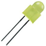 L-453YD, Светодиод желтый 60° d=5мм 15мКд 588нМ