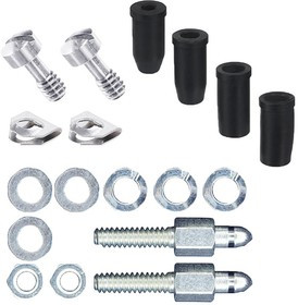 160-000-010R031, D-Sub Tools &amp; Hardware 4-40 FEMALE SCREWLCK NICKEL PLATING