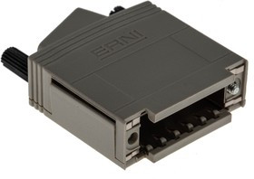 063388, KSG 200 Series Nickel Plated Right Angle D Sub Backshell, 15 Way 063388, KSG 200 Series Nickel Plated Right Angle D Sub Backshell, 15 Way