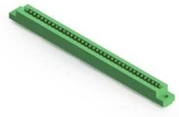 307-036-501-102, Standard Card Edge Connectors 36 POS .156" x .200" GREEN