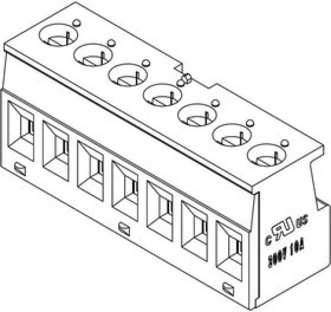 39980-1317, Pluggable Terminal Blocks PLUG-5.08MM SR 2PC 17CIR