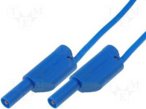 VSFK5000251-BL, Измерительный провод, ПВХ, 1м, синий, 32А, Сечен.провода 2,5мм2