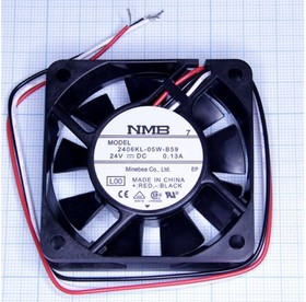 Вентилятор NMB-MAT 2406KL-05W-B59 (Fanuc A90L-0001-0511/ A90L-0001-0506/ A90L-0001-0529/ A90L-0001-0423/105) 60x15мм 24В 0.13A