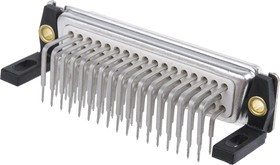 DD50S564TLF, D 50 Way Right Angle Through Hole D-sub Connector Socket, 2.76mm Pitch