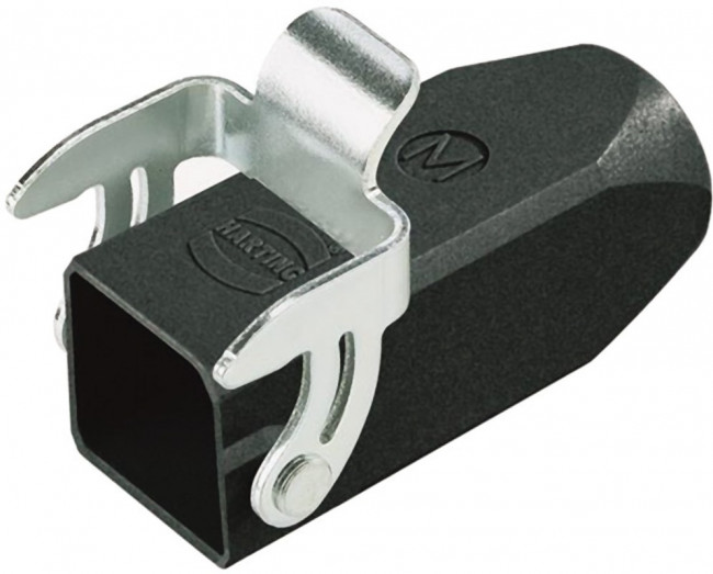 19370031750, Разъем для тяжелых условий, M20, Hood, Top Entry, Корпус из Цинка, 1 Рычаг, 3A