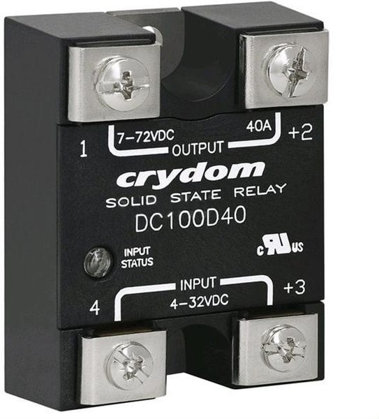 DC100D100, Solid State Relay, 100 A Load, Surface Mount, 72 V dc Load, 32 V dc Control DC100D100, Solid State Relay, 100 A Load, Surface Mount, 72 V dc Load, 32 V dc Control