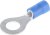FVWS2-6, FV Insulated Ring Terminal, 6mm Stud Size, 1mm² to 2.6mm² Wire Size, Blue