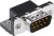 D09P13A4GX00LF, Conn D-Subminiature PIN 9 POS 2.74mm Solder RA Thru-Hole 9 Terminal 1 Port D09P13A4GX00LF, Conn D-Subminiature PIN 9 POS 2.74mm Solder RA Thru-Hole 9 Terminal 1 Port
