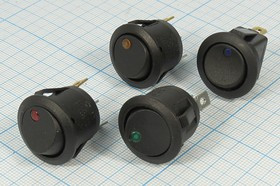 Клавишный выключатель с зелёной подсветкой 220В/6А, c фиксацией; №1263 G Пкл\\ 6\ON-OFF\\чер\ILзелСД\ \3T\IRS101E-8C/D/220\ Клавишный выключатель с зелёной подсветкой 220В/6А, c фиксацией; №1263 G Пкл\\ 6\ON-OFF\\чер\ILзелСД\ \3T\IRS101E-8C/D/220\