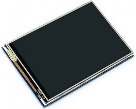 ACD17-RA332 Waveshare 3.5" резистивный сенсорный дисплей без корпуса, 480*320 IPS матрица, вход SPI,
