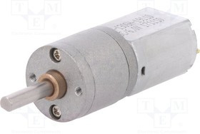 POLOLU-3723, Двигатель: DC, с редуктором, 6ВDC, 2,9А, Ось: D профиль, 30об./мин.