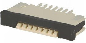 F1003WR-S-07PT, Разъем: FFC (FPC), горизонтальный, PIN: 7, SMT, 0,5А, 30мОм, 1мм, 50В