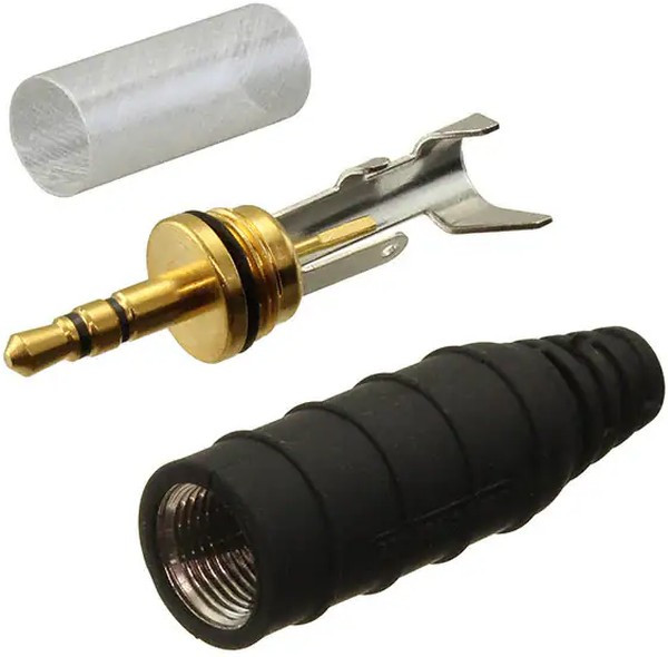 35HDSAU15, Phone Connectors 3.5MM SLD STEREO PLG .15 GOLD