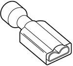DNF18250FIBX-L, Terminals Fem Disc NYL fully insuld