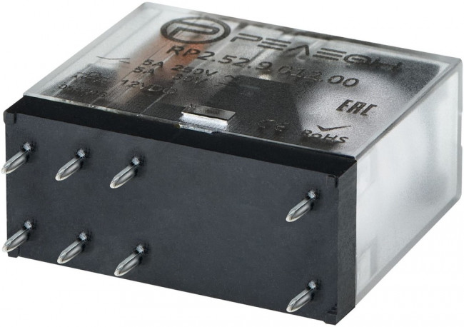 RP2.52.9.024.00, Реле 2 пер. 24VDC, 5A/ 250VAC RP2.52.9.024.00, Реле 2 пер. 24VDC, 5A/ 250VAC
