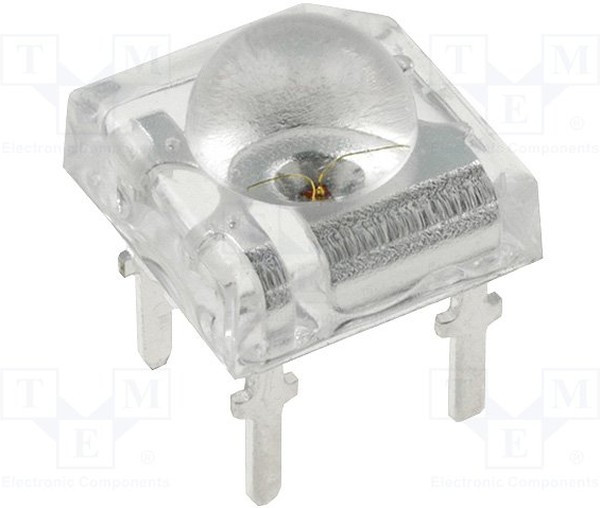 OS5RPMZ161D, LED Super Flux; 7.62x7.62mm; red; 2500?4000mcd; 60°; Front: convex OS5RPMZ161D, LED Super Flux; 7.62x7.62mm; red; 2500?4000mcd; 60°; Front: convex