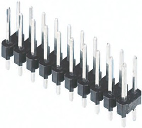 826925-8, AMPMODU MOD II Series Straight Through Hole Pin Header, 16 Contact(s), 2.54mm Pitch, 2 Row(s)