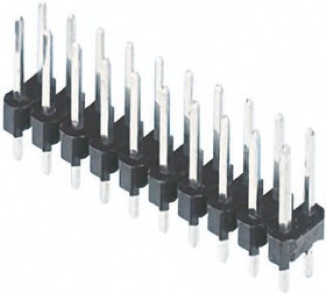 826925-8, AMPMODU MOD II Series Straight Through Hole Pin Header, 16 Contact(s), 2.54mm Pitch, 2 Row(s)