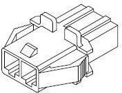 35150-0210, Headers &amp; Wire Housings 1.8 2ND LCK REC HSG EAR