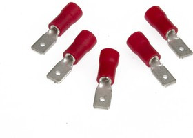 FRM4, Набор клемм типа "B"4.8мм. 10 штук, красный