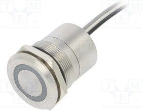 BG-MC25LOSRG, Переключатель: емкостный, Пол: 2, SPST-NO, 0,01A/12ВDC, IP68, 20мОм