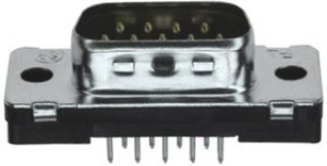 5747871-2, Amplimite HD-20 9 Way Through Hole D-sub Connector Plug, 2.74mm Pitch