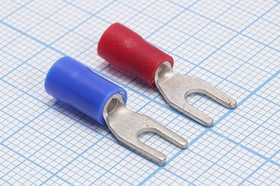 Клемма"U" d 3.2мм, под кабель сечением 0.25~1.5мм2, обжимная, красная; №2465 R клемма"U" d 3,2\\S0,25~1,5\\\кр\\