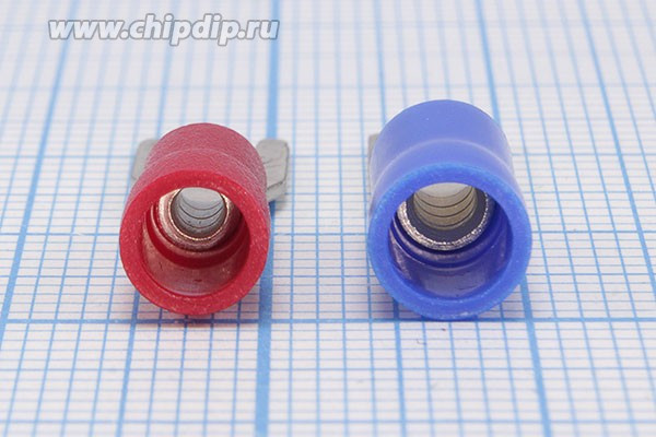 Клемма"U" d 3.2мм, под кабель сечением 0.25~1.5мм2, обжимная, красная; №2465 R клемма"U" d 3,2\\S0,25~1,5\\\кр\\