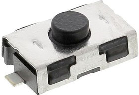 KSR211G LFS, Switch Tactile N.O. SPST Round Button Gull Wing 0.05A 32VDC 1VA 100000Cycles 1.8N SMD T/R