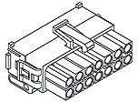 794198-1, Pin &amp; Socket Connectors 12P MINI UMNL2 PLUG