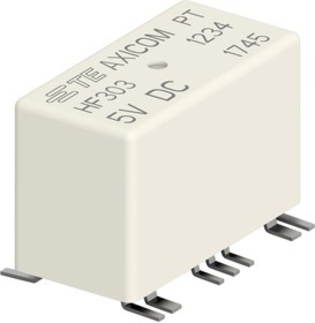 1462050-2, Сигнальное реле, 5 В DC, SPDT, 2 А, HF3, SMD (Поверхностный Монтаж), Без Защелки