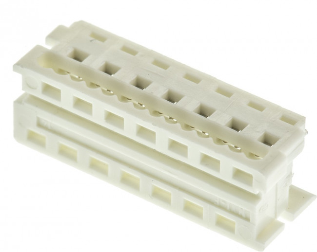 0903270314, Вилка, провод-плата, "мама", PIN: 14, 1,27мм, IDC, на шлейф, 1,2А