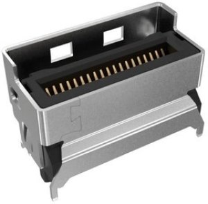 G97V21352HR, PCI Express/PCI Connectors MCIO,R/A,85OHM, 38P,30U,1.2MM