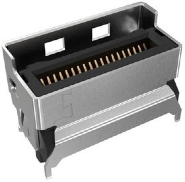 G97V21352HR, PCI Express/PCI Connectors MCIO,R/A,85OHM, 38P,30U,1.2MM
