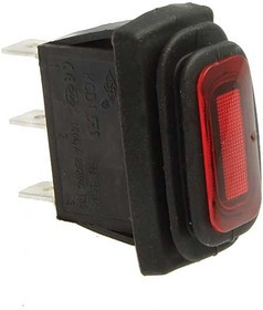 SB068 IP65 on-off-on 10.5x28.5mm, Клавишный переключатель SB068, IP65, ON-OFF-ON, 10.5x28.5 мм