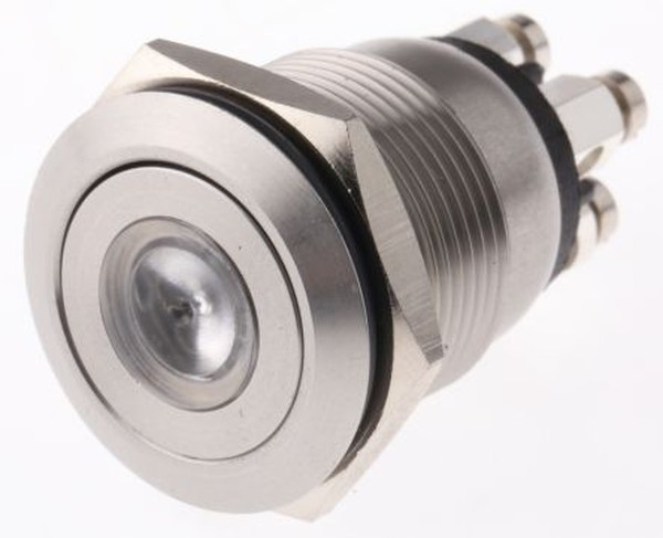 MPI001/TERM/D1, Pushbutton Switches Stainles Steel Vandl Resistant Switch