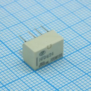 HFD4/24, DC24V 2A 30VDC / 0.5A 125VAC / HFD4/24