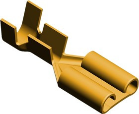 1742971-3, FASTON .250 Uninsulated Female Spade Connector, Receptacle, 6.35 x 0.81mm Tab Size