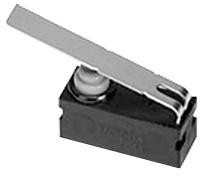 D2AW-EL003D R, Switch Snap Action N.O. SPST Pin Plunger 0.1A 12VDC 1N Thru-Hole PC Pins