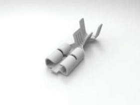 2293255-1, Terminals FASTON 187 REC 0.5-1.5MM2 TPBR