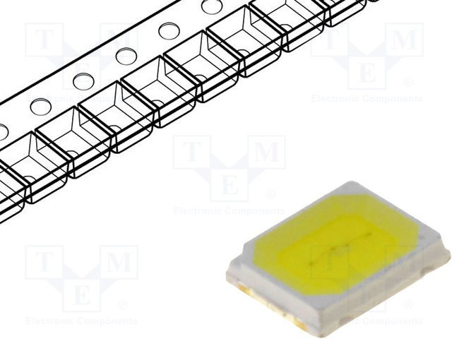 OSW42835C1H-60MA, LED; SMD; 2835; white cold; 20lm; 4500-7000K; 80; 120°; 60mA OSW42835C1H-60MA, LED; SMD; 2835; white cold; 20lm; 4500-7000K; 80; 120°; 60mA