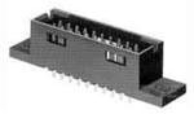 87474-2, Conn Shrouded Header HDR 20 POS 2.54mm Solder ST Thru-Hole Tray