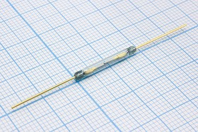 Геркон замыкающий МКА-20103, 1А/250В, МДС срабатывания 20-50А; № 15317 геркон 2,4x20\250В\норм. разо