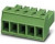 PC4/4ST7.62, Разъемный клеммник, 7,62мм, Кол-во полюс: 4, прямой, вилка, "мама"