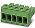 PC4/4ST7.62, Разъемный клеммник, 7,62мм, Кол-во полюс: 4, прямой, вилка, "мама"