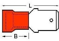 19025-0002, Terminals .187 X .020 MALE QD AVIKRIMP